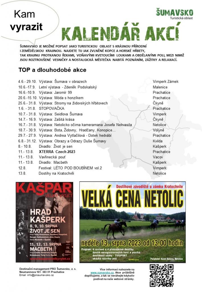 Kalendář akcí pro 32. týden 2023