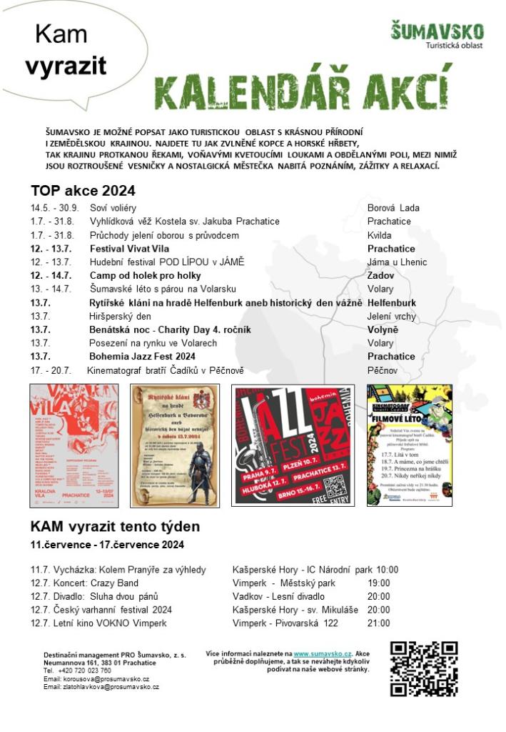 Kalendář akcí pro&nbsp;28. týden 2024