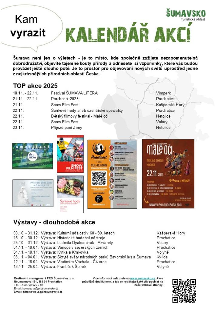 Kalendář akcí pro&nbsp;47 týden 2025