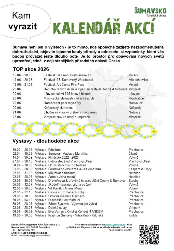 Kalendář akcí pro&nbsp;25. týden 2026