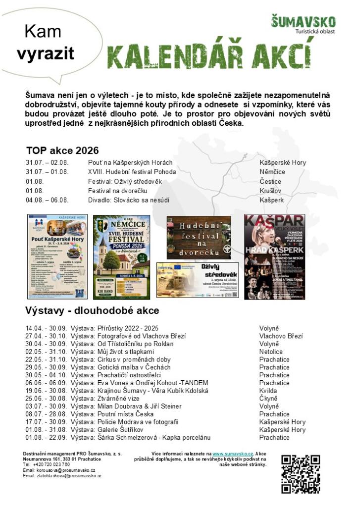 Kalendář akcí pro&nbsp;31. týden 2026